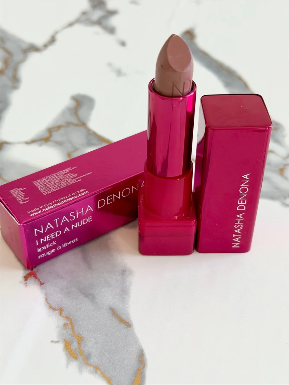 Natasha Denona I Need a Nude Satin Lipstick in Amorosa NEW IN BOX!!